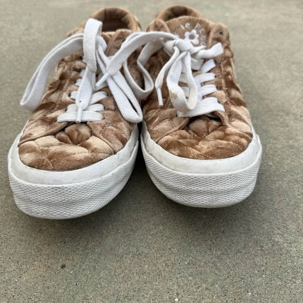Converse Golf Le Fleur One Star Ox Velvet Sneaker Shoes Brown Suede Sz‎ M9/W11